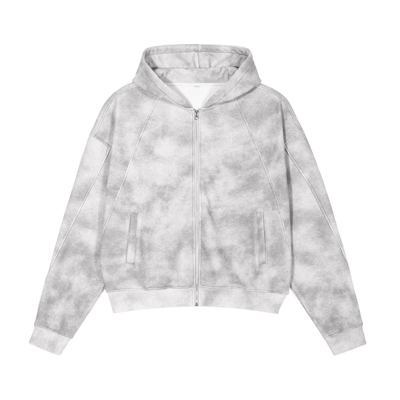 DIRTY WASH ZIP HOODIE