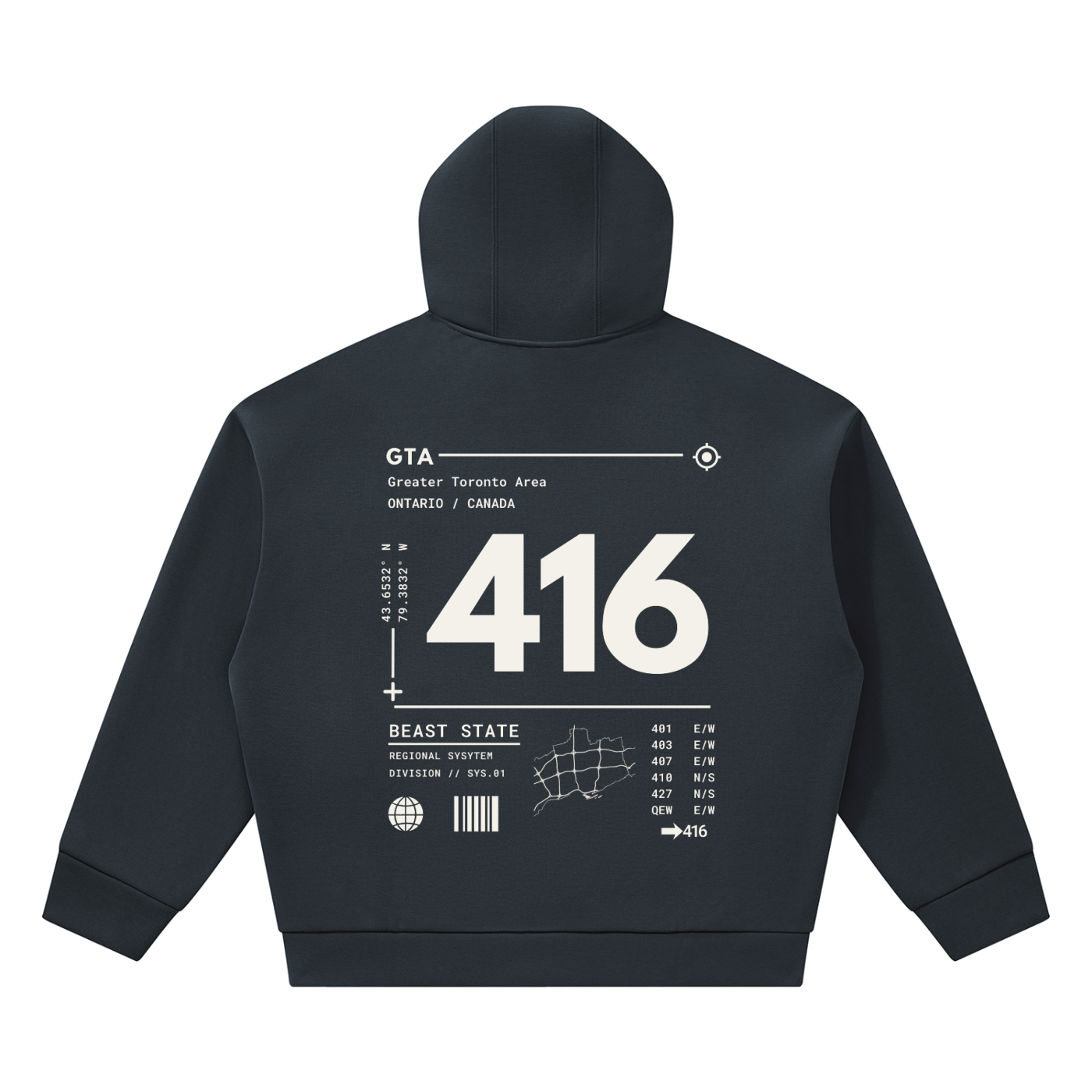 GTA 416 Heavyweight Boxy Hoodie