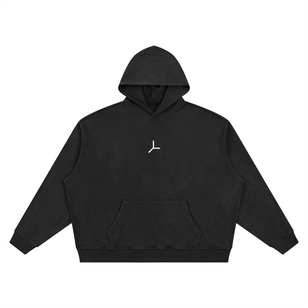 VINTAGE WASH WAFFLE HOODIE