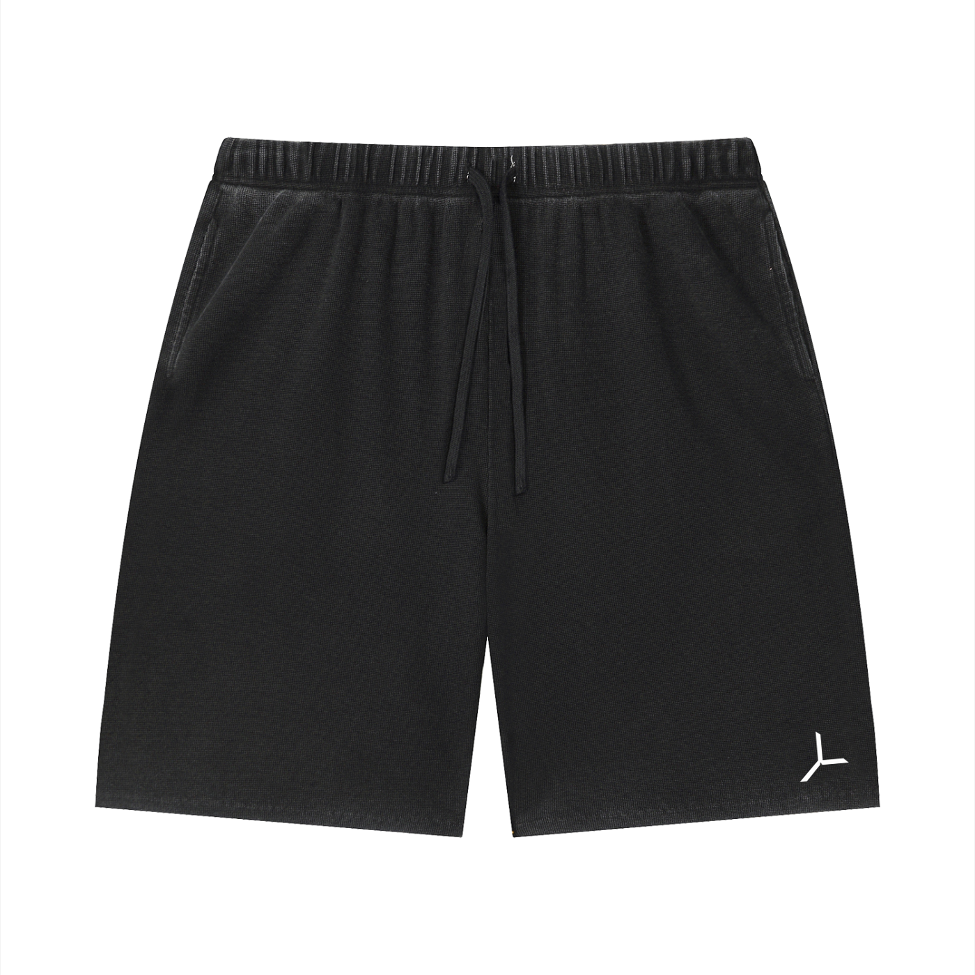 SUN FADE WAFFLE RAW-HEM SHORT