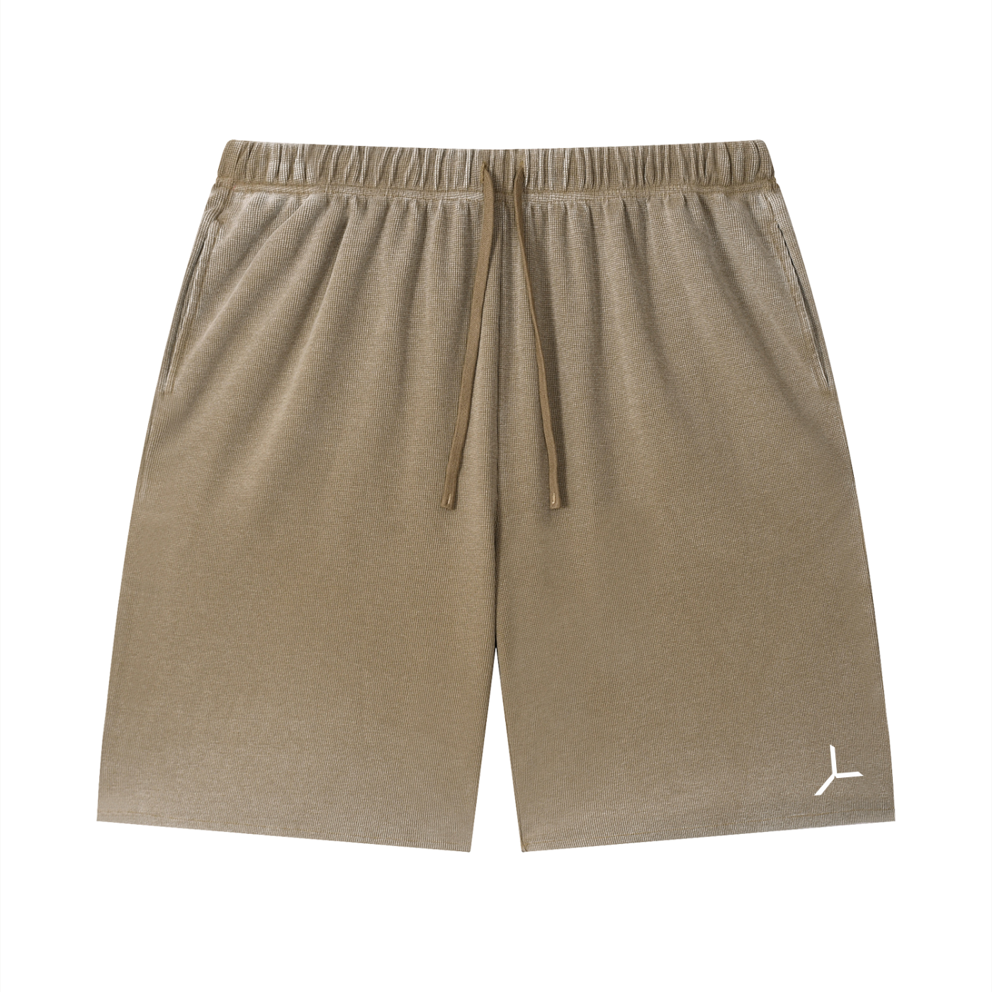 SUN FADE WAFFLE RAW-HEM SHORT