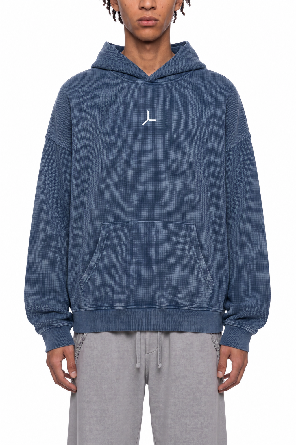 VINTAGE WASH WAFFLE HOODIE