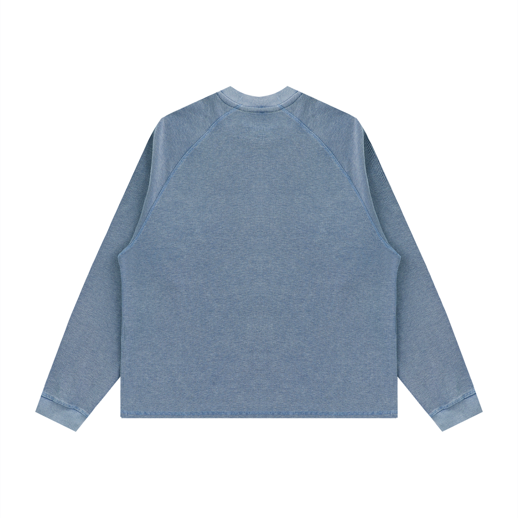 VINTAGE WASH WAFFLE TEE