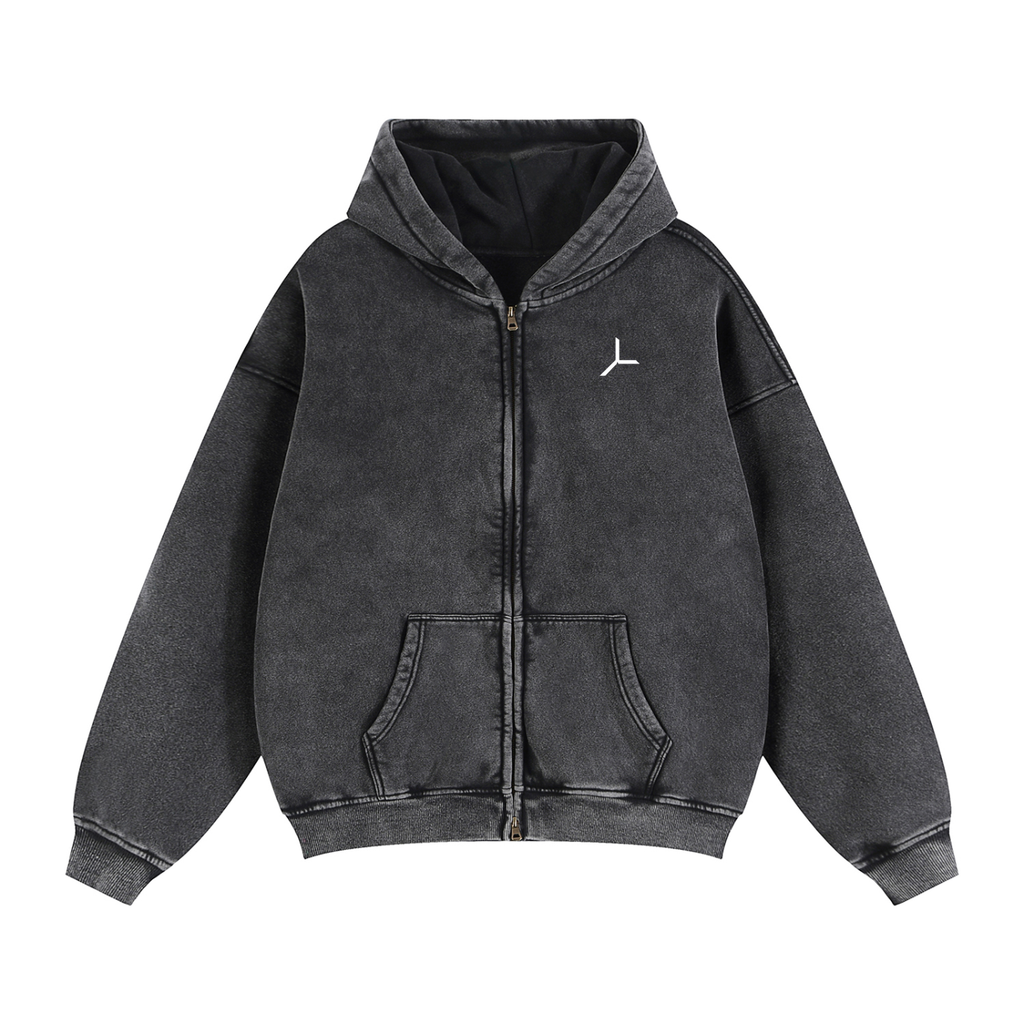 BOXY ZIP HOODIE
