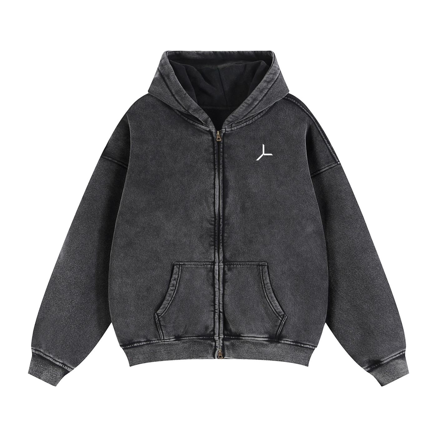 BOXY ZIP HOODIE