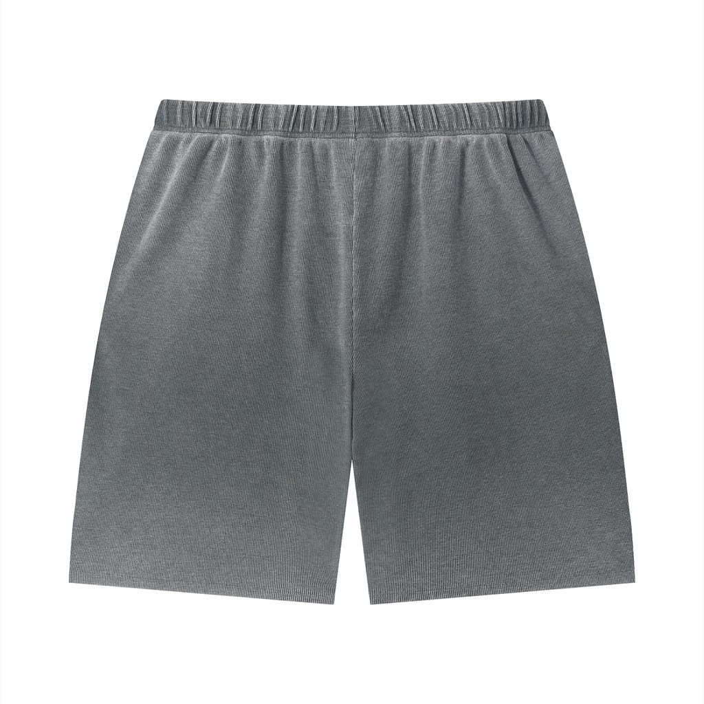 SUN FADE WAFFLE RAW-HEM SHORT