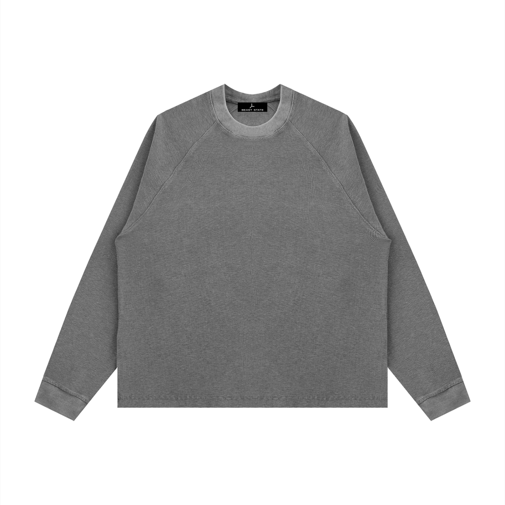 VINTAGE WASH WAFFLE TEE