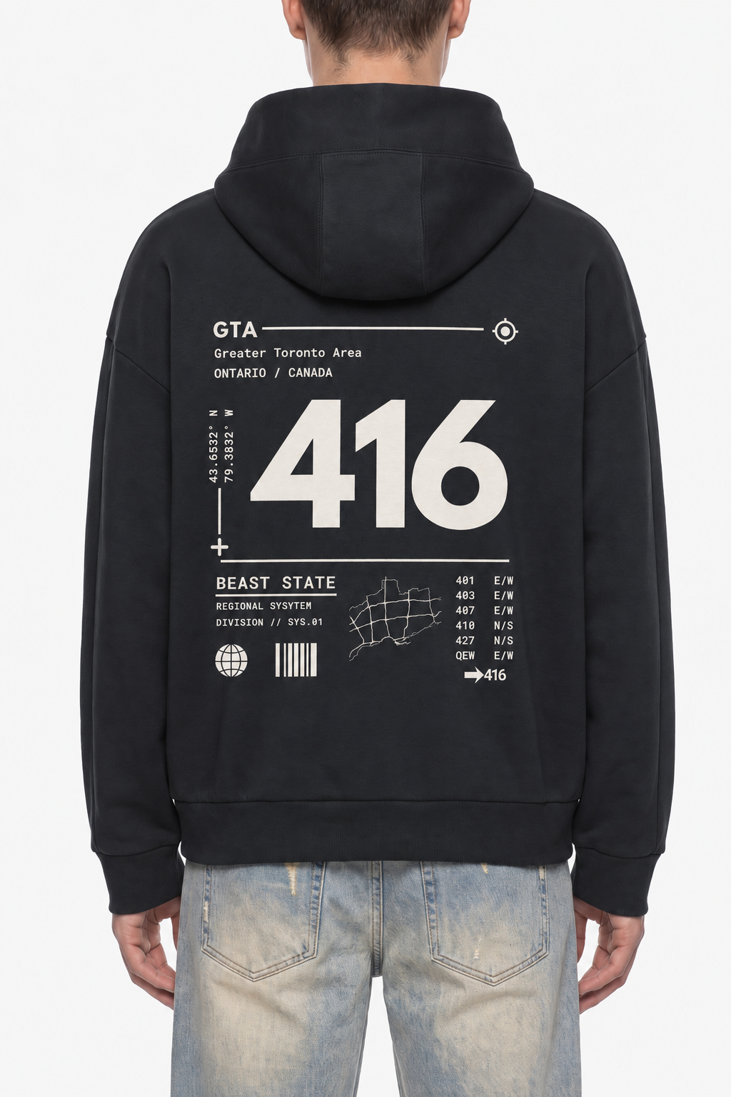 GTA 416 Heavyweight Boxy Hoodie