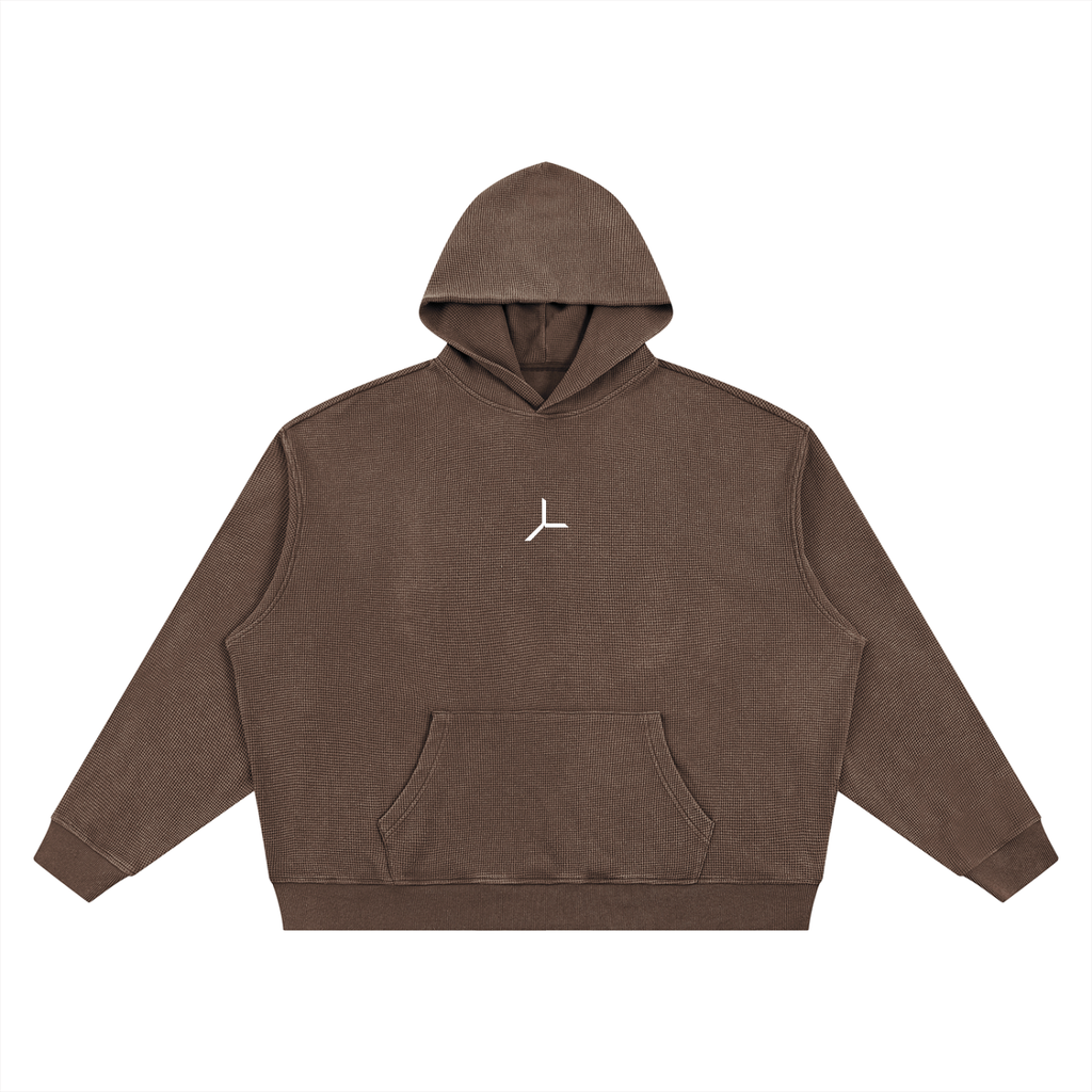 VINTAGE WASH WAFFLE HOODIE