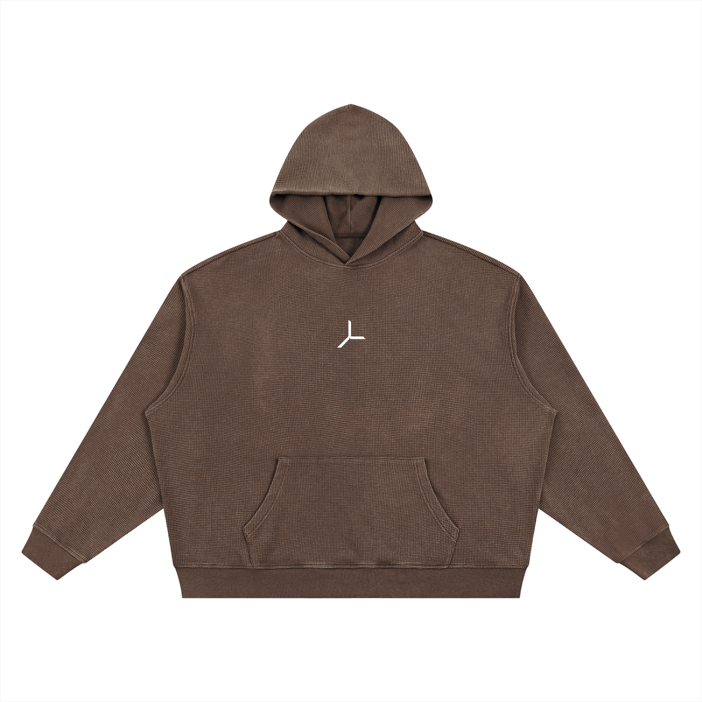 VINTAGE WASH WAFFLE HOODIE