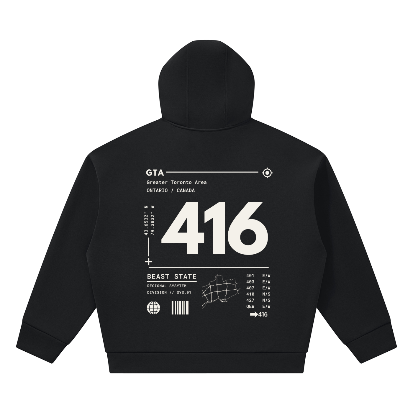 GTA 416 Heavyweight Boxy Hoodie