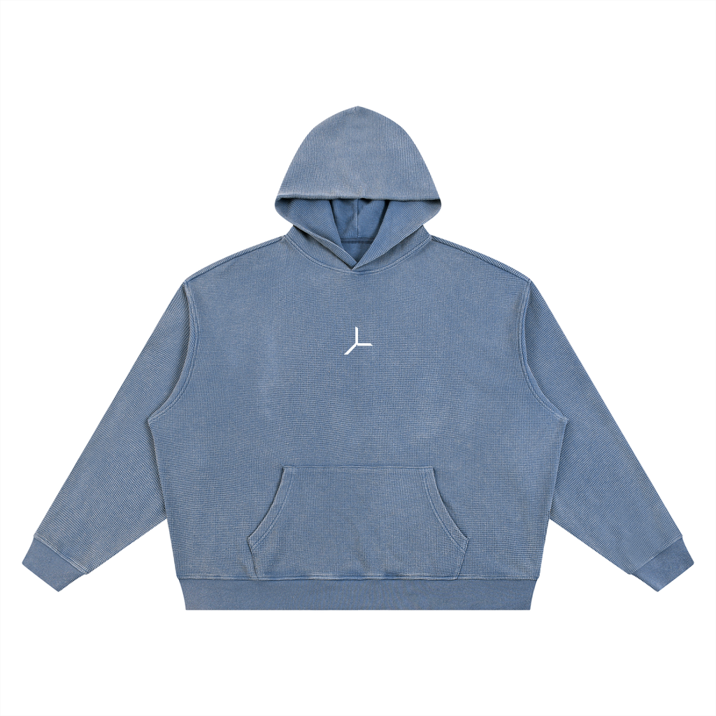 VINTAGE WASH WAFFLE HOODIE