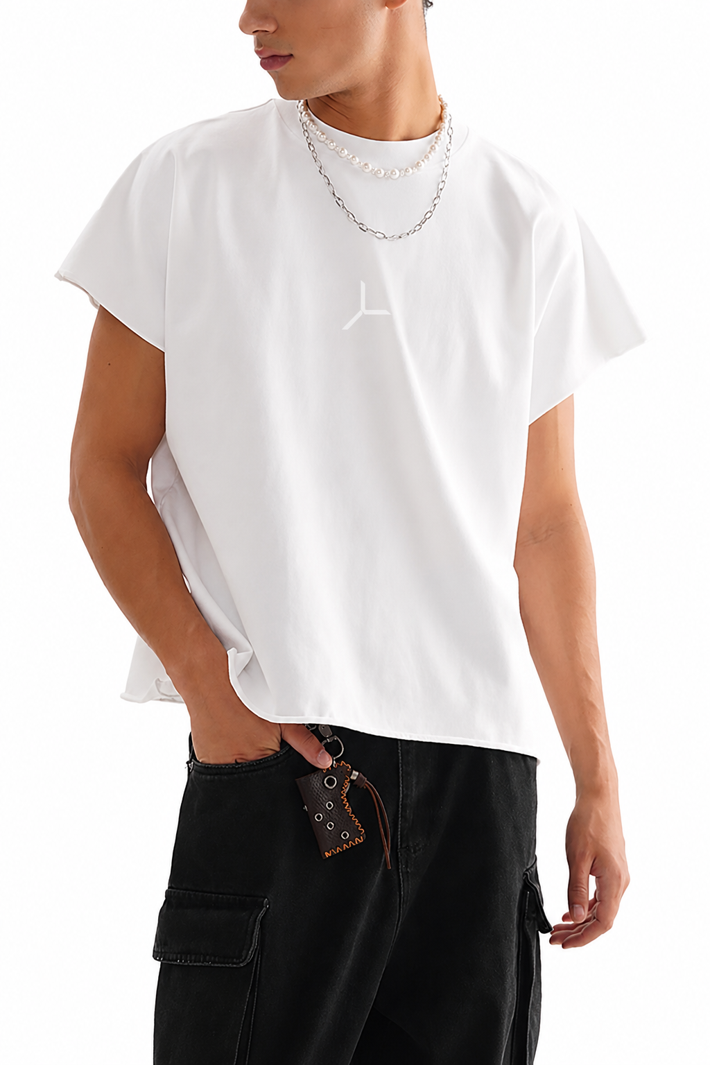 RAW EDGE BOXY TEE
