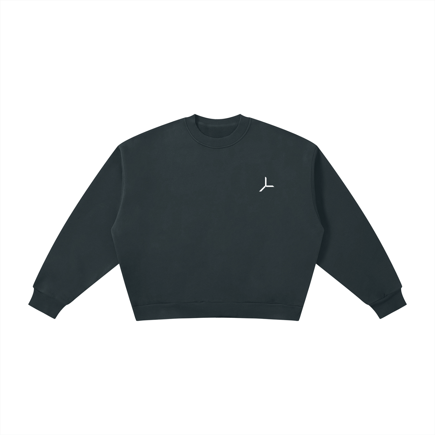 BOXY FLEECE CREWNECK
