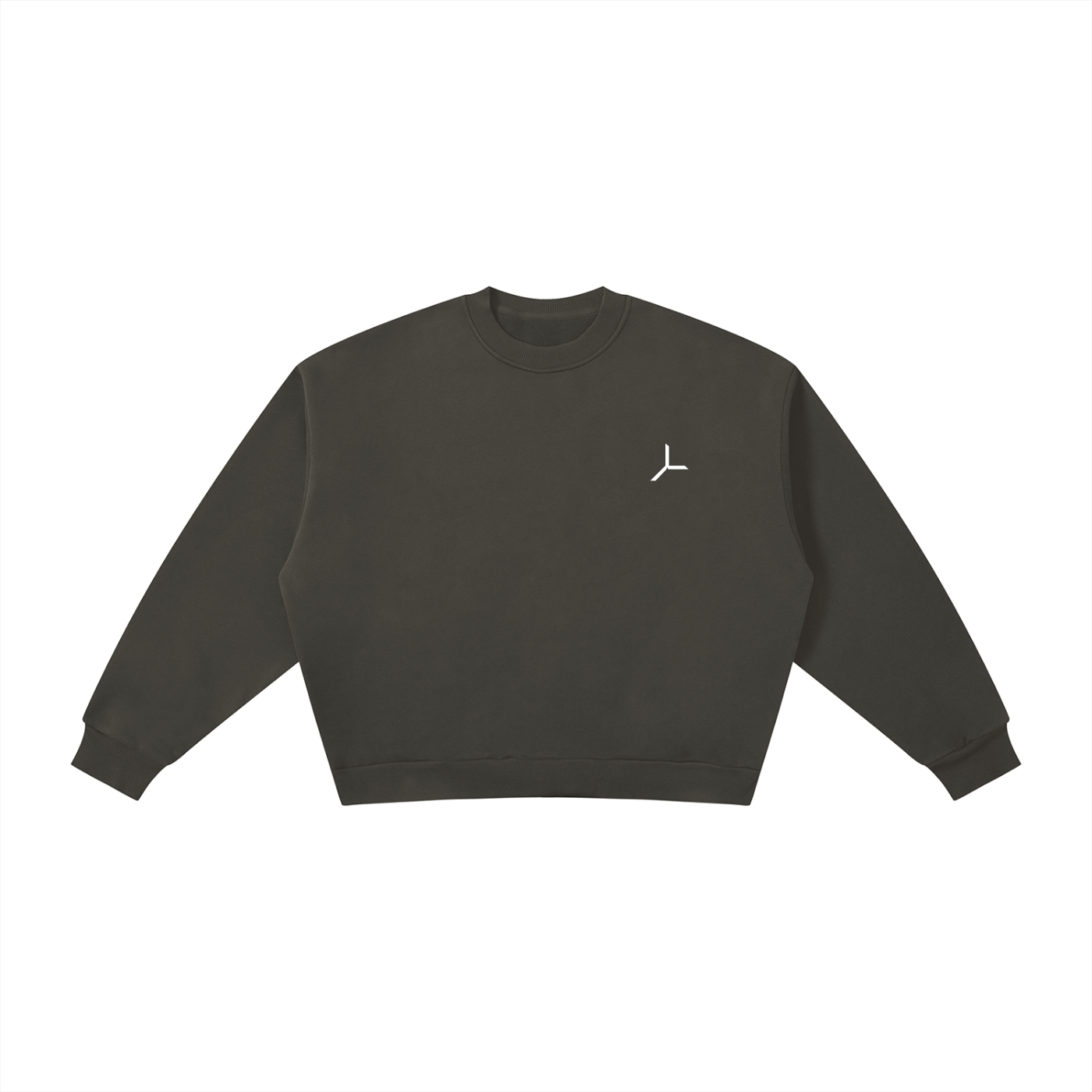 BOXY FLEECE CREWNECK