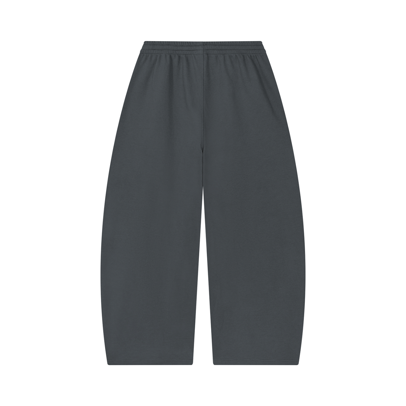 WAFFLE BARREL-LEG PANT