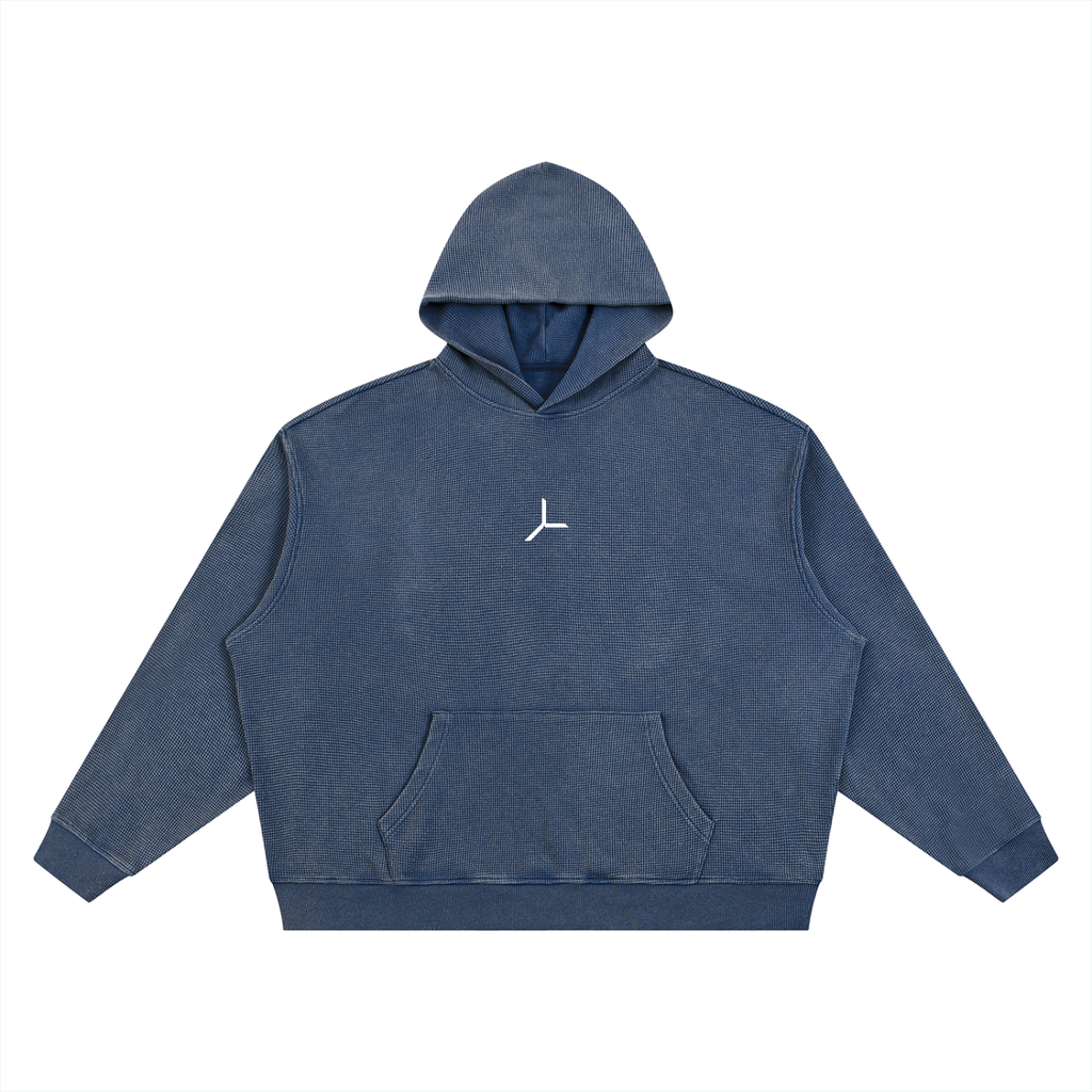 VINTAGE WASH WAFFLE HOODIE