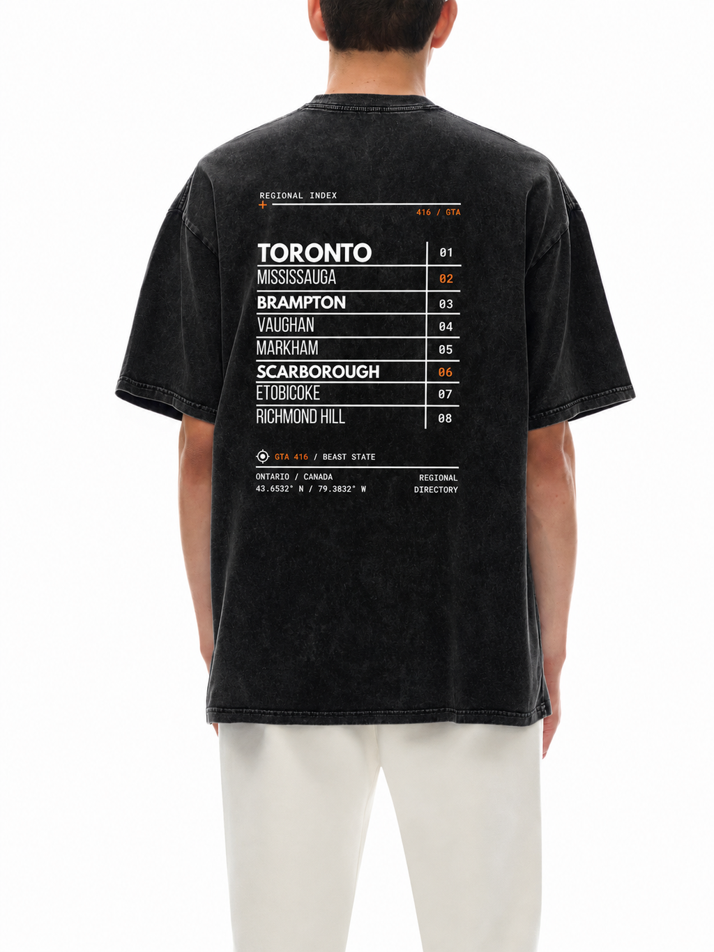 GTA 416 Regional Index Tee