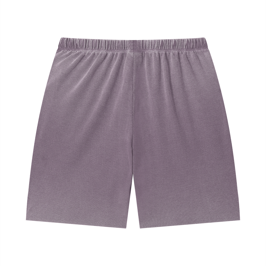 SUN FADE WAFFLE RAW-HEM SHORT