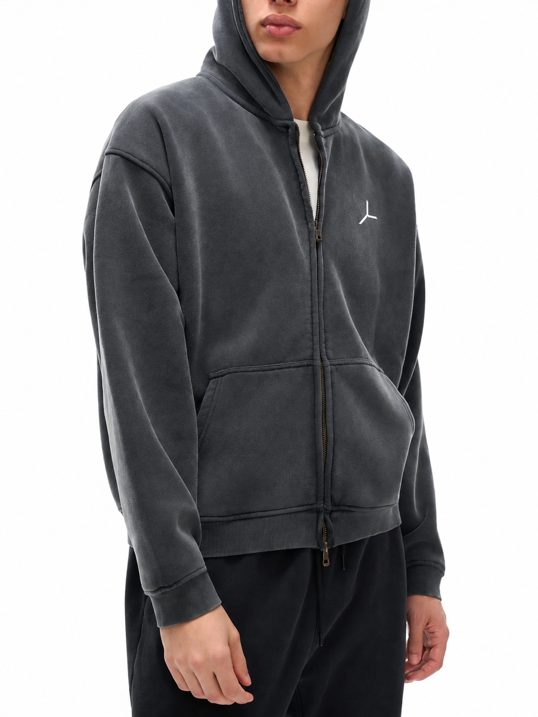 BOXY ZIP HOODIE