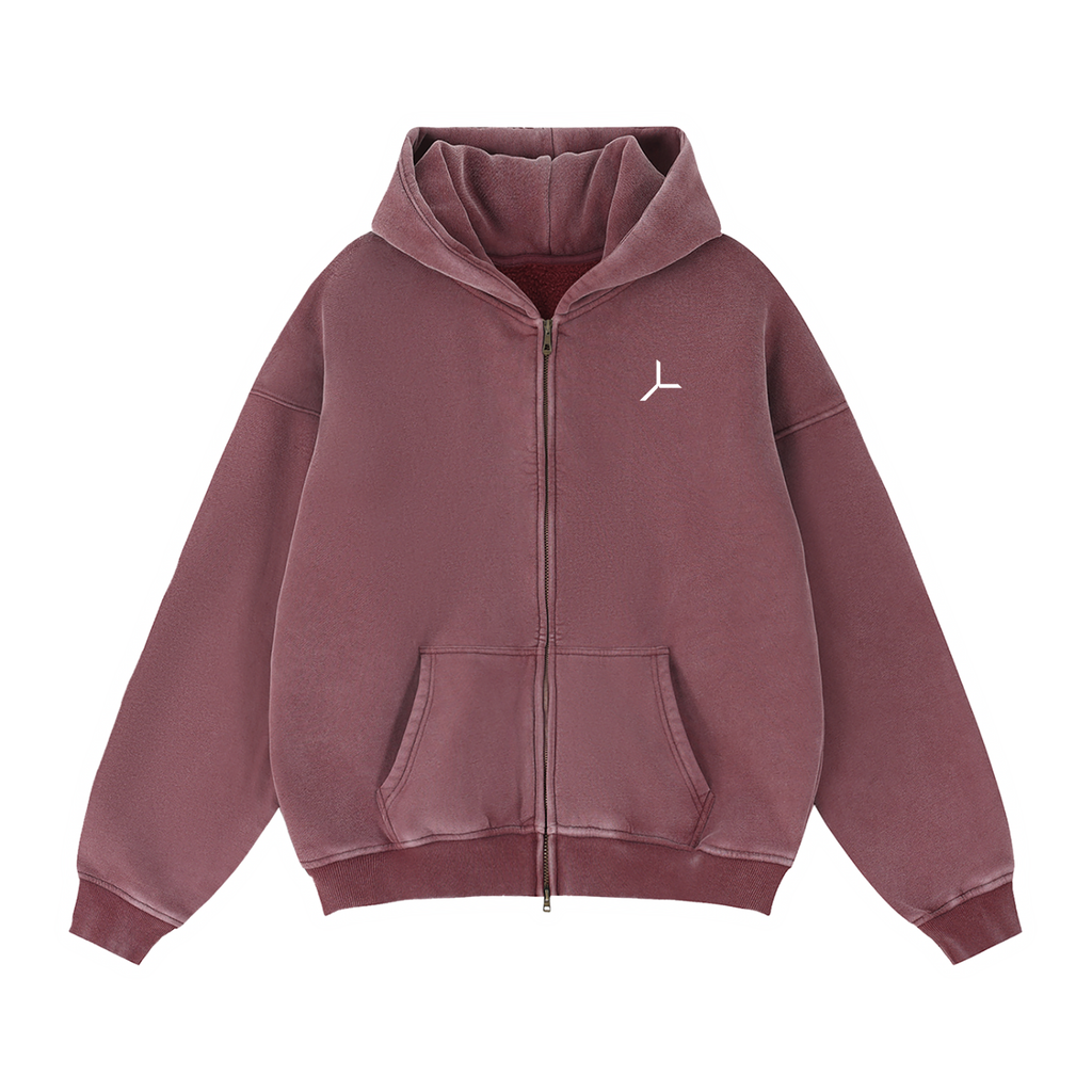 BOXY ZIP HOODIE