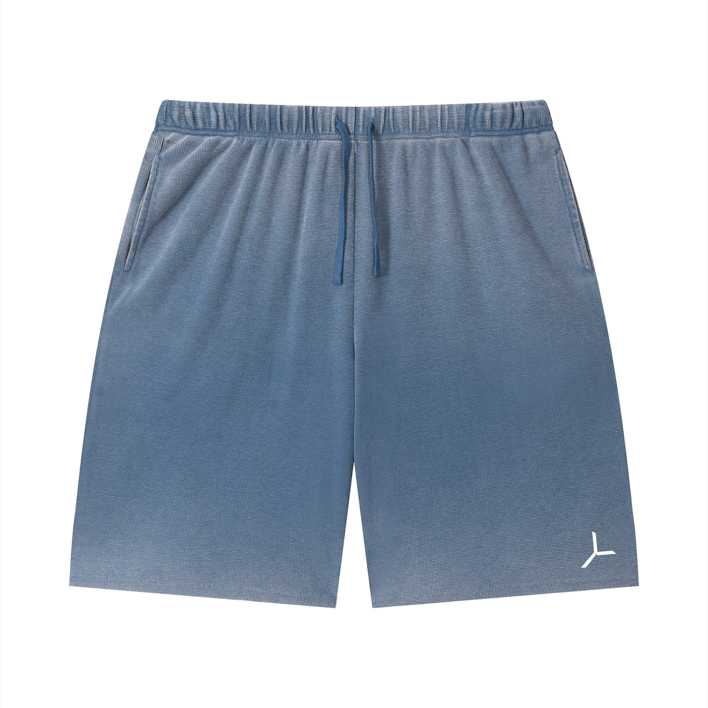 SUN FADE WAFFLE RAW-HEM SHORT
