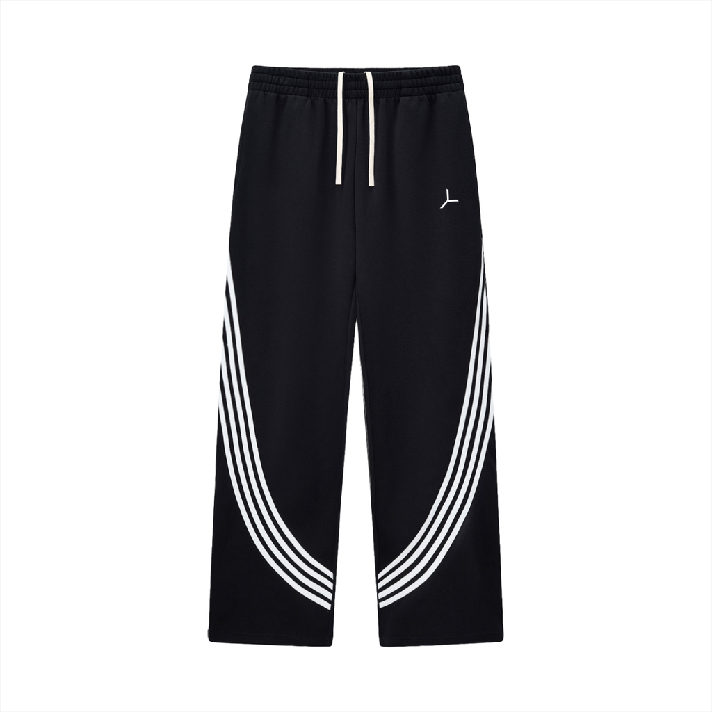 CURVED STRIPE SWEATPANT