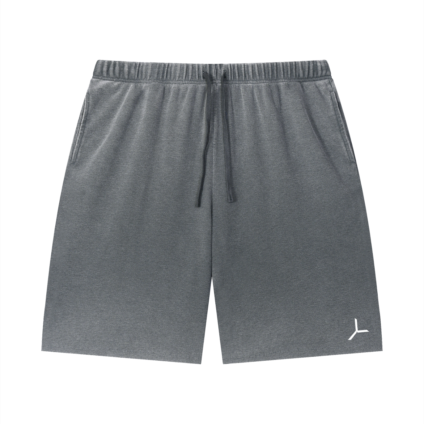 SUN FADE WAFFLE RAW-HEM SHORT