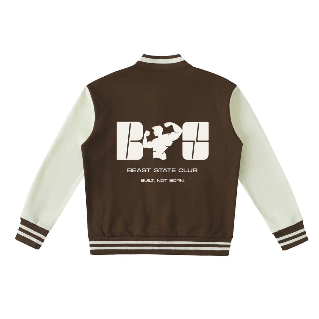 TWO-TONE VARSITY JACKET