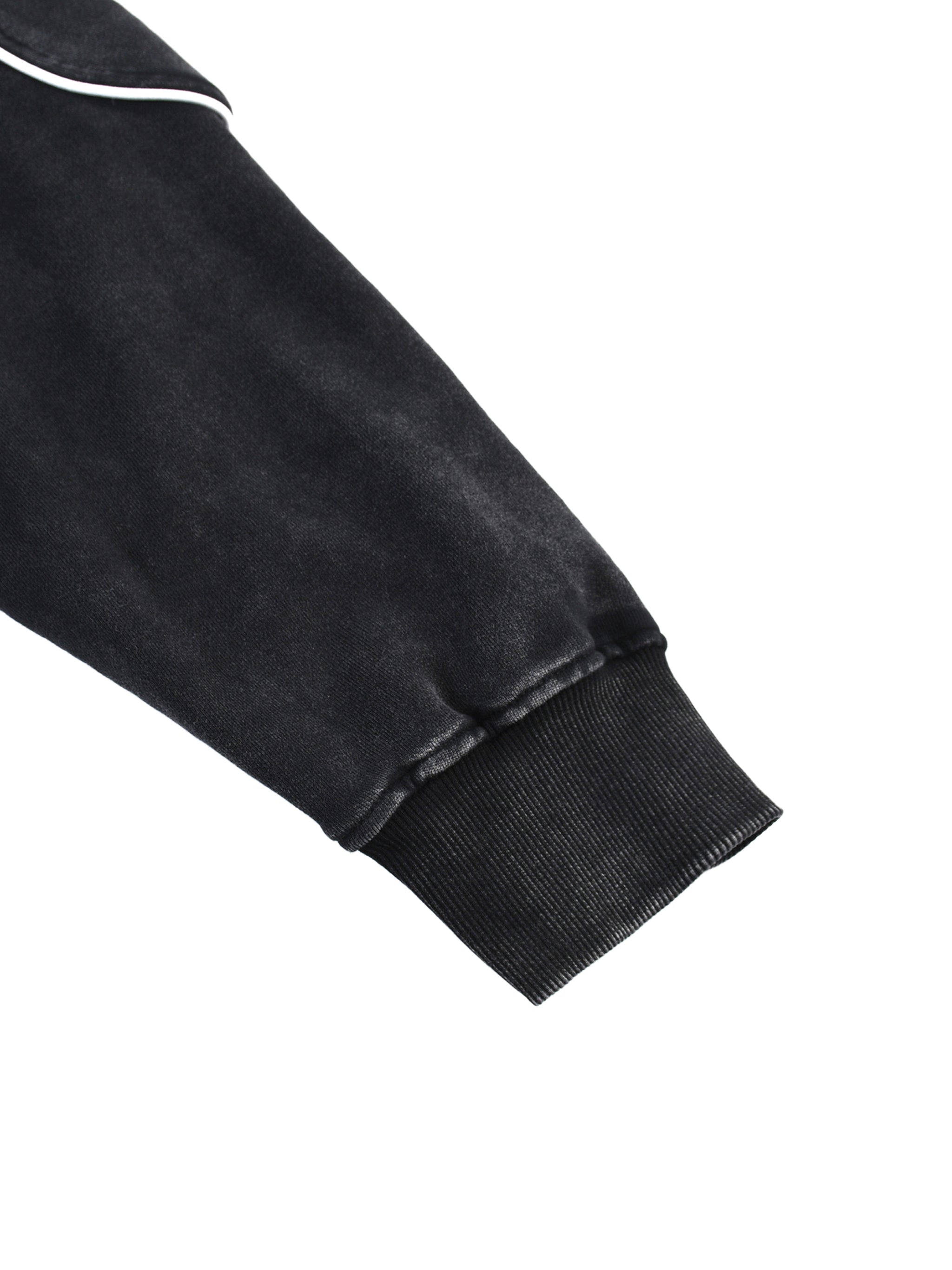 MINERAL WASH PIPED CREWNECK