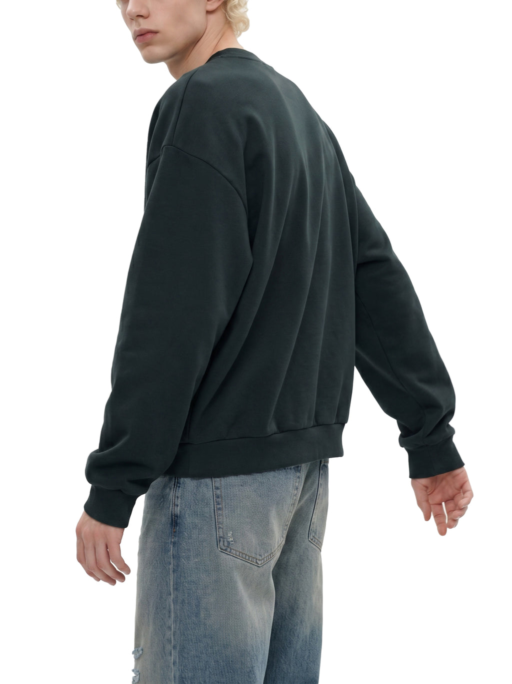 BOXY FLEECE CREWNECK