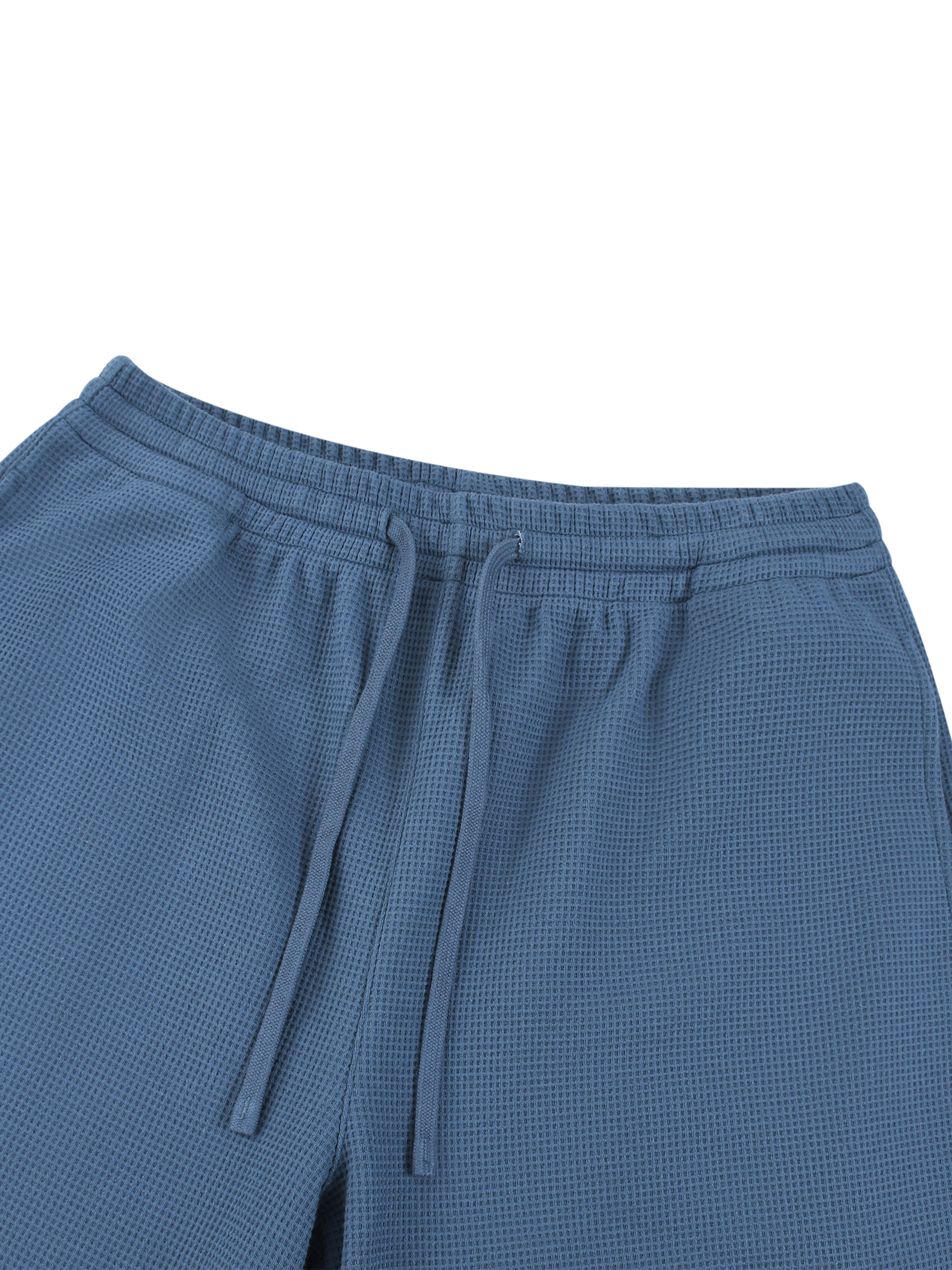 WAFFLE BARREL-LEG PANT