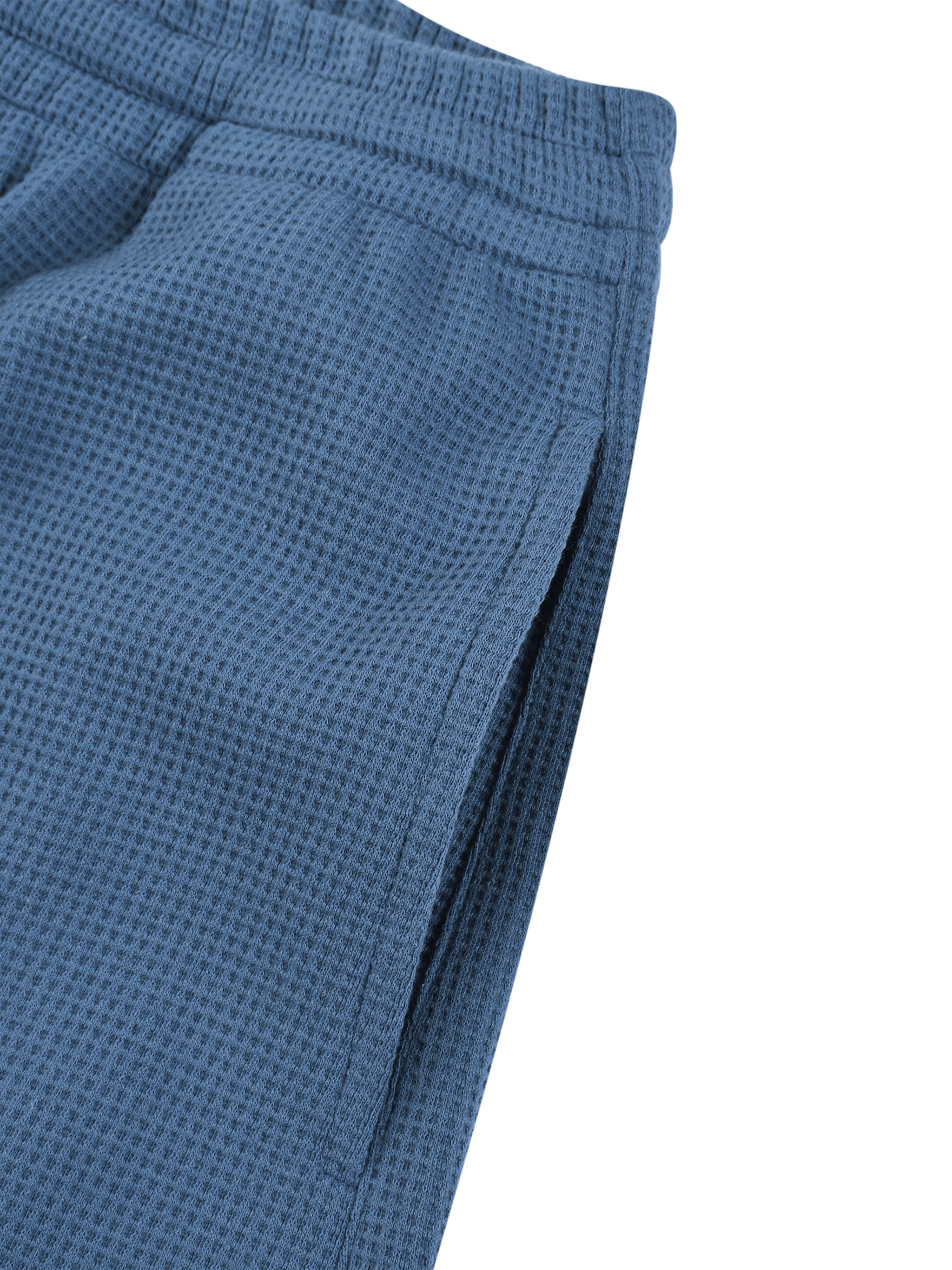 WAFFLE BARREL-LEG PANT
