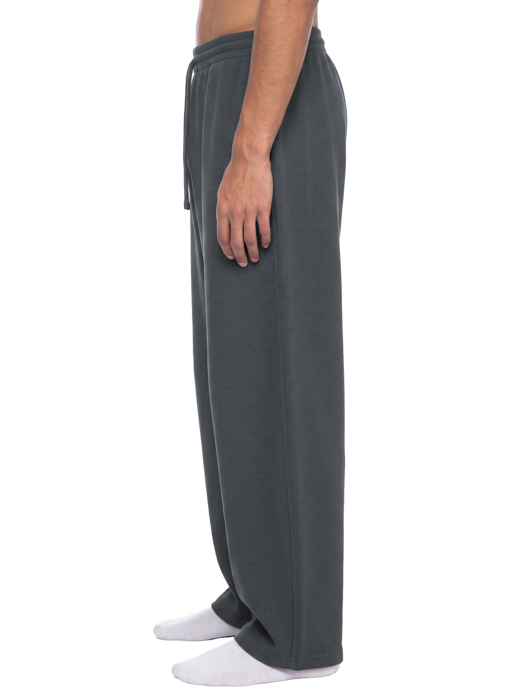 WAFFLE BARREL-LEG PANT
