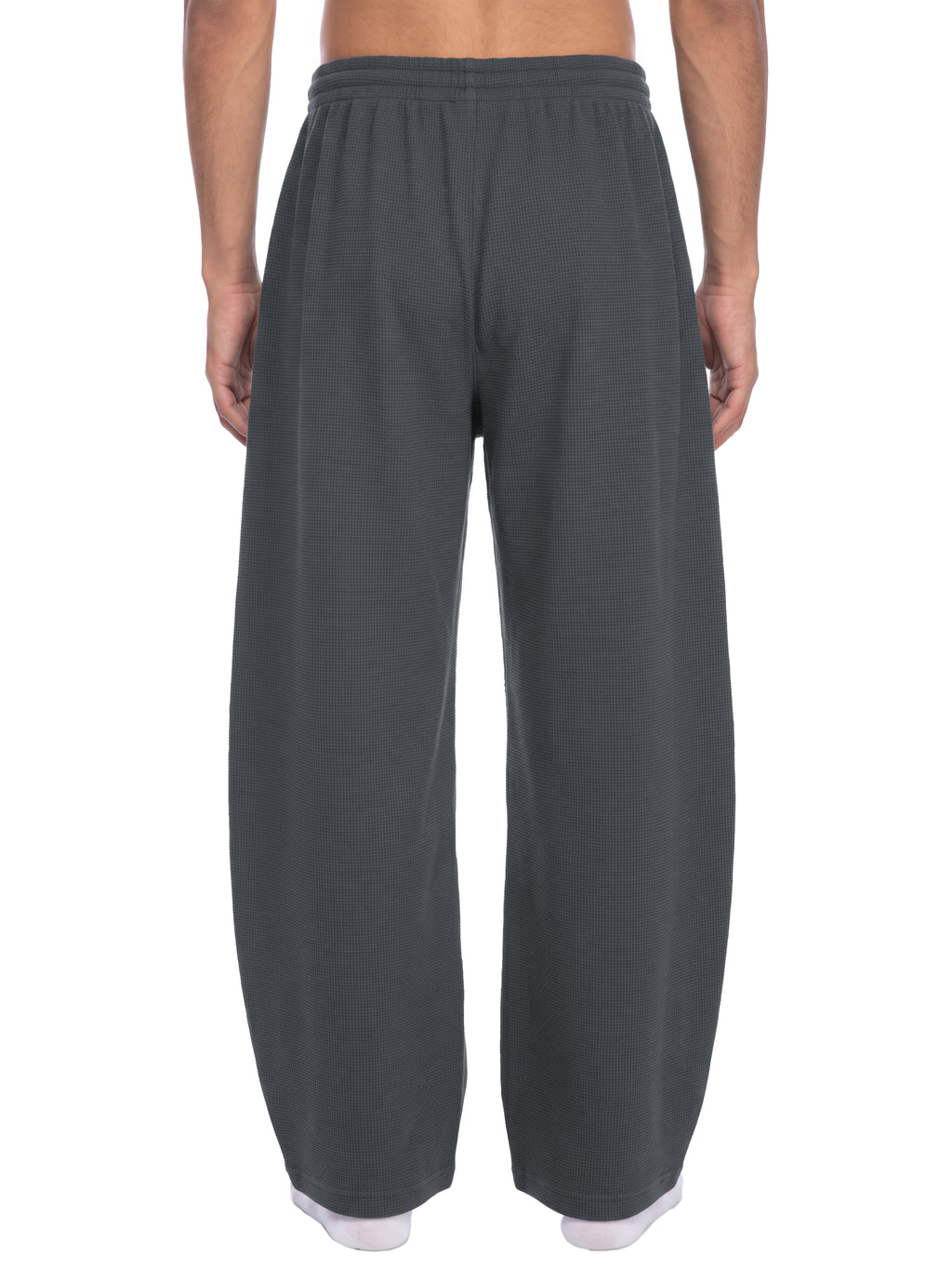WAFFLE BARREL-LEG PANT