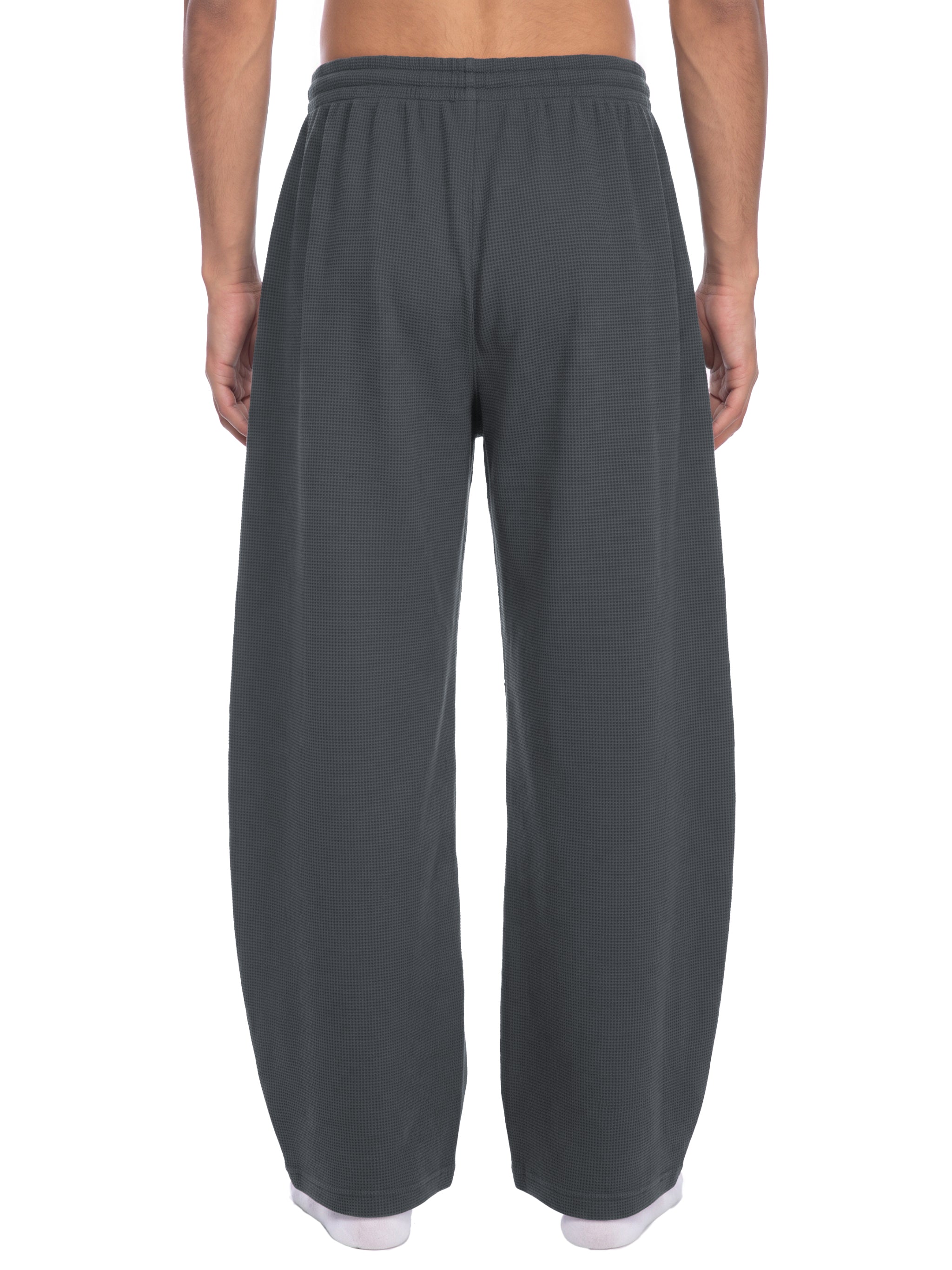 WAFFLE BARREL-LEG PANT